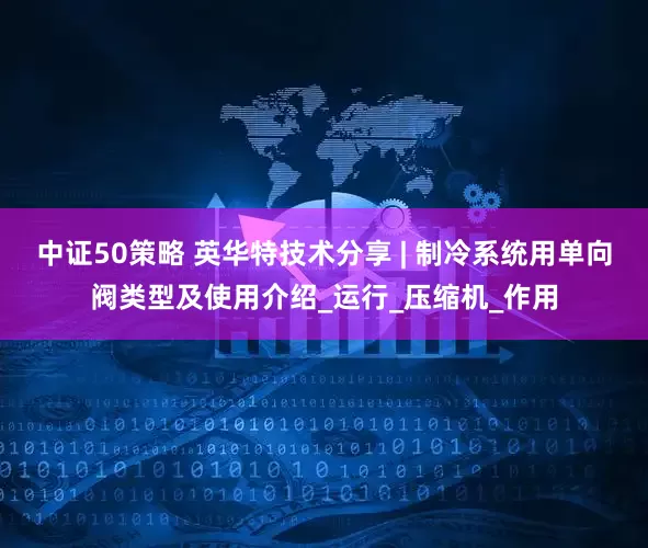 中证50策略 英华特技术分享 | 制冷系统用单向阀类型及使用介绍_运行_压缩机_作用