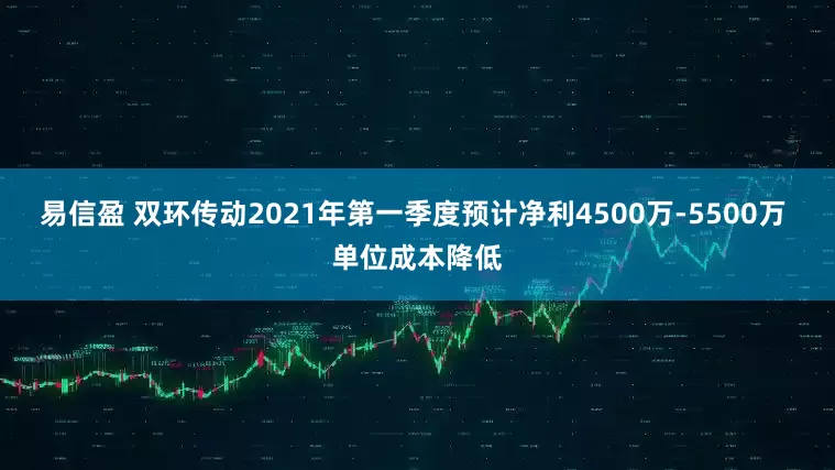 易信盈 双环传动2021年第一季度预计净利4500万-5500万 单位成本降低
